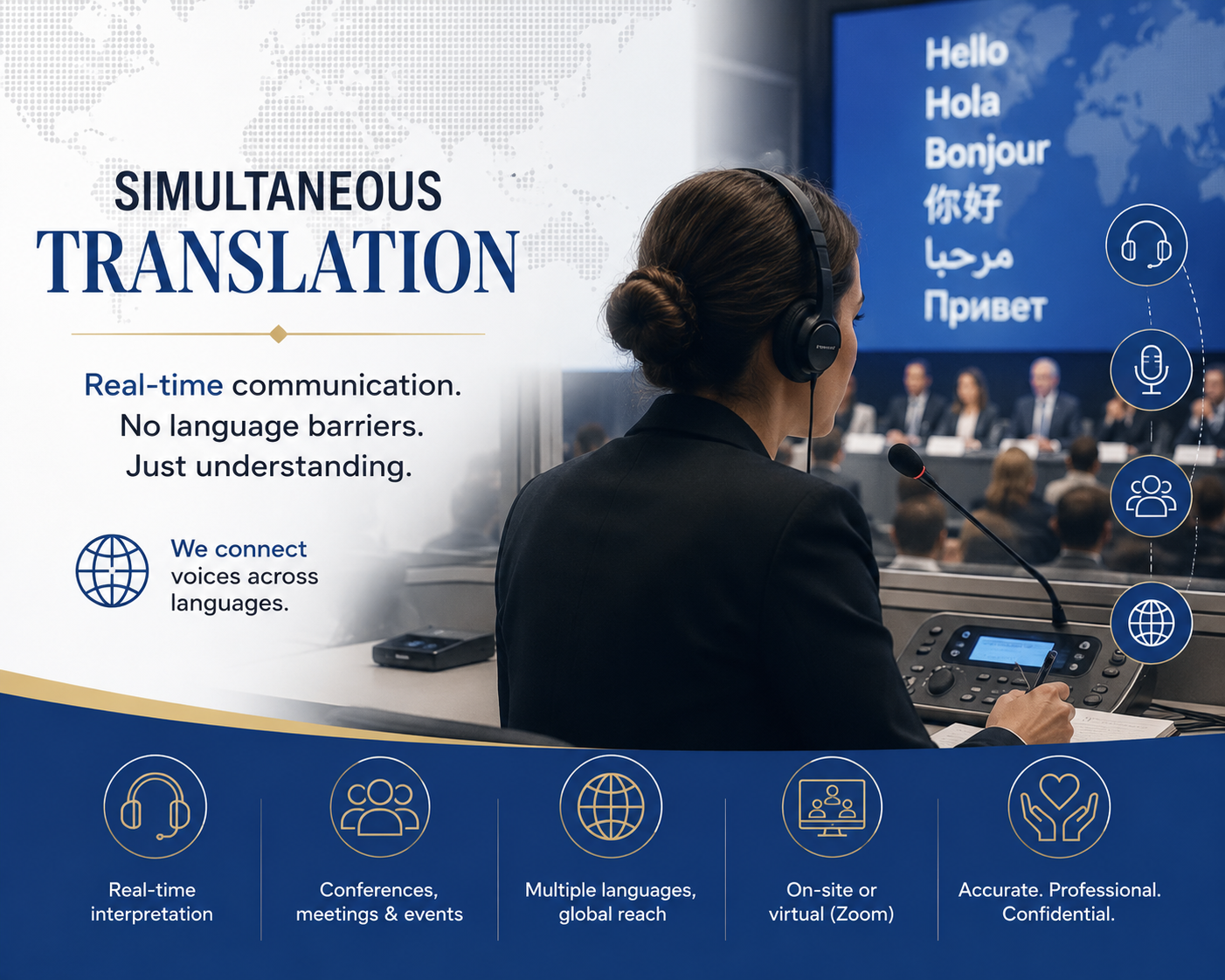 Simultaneous intepretation